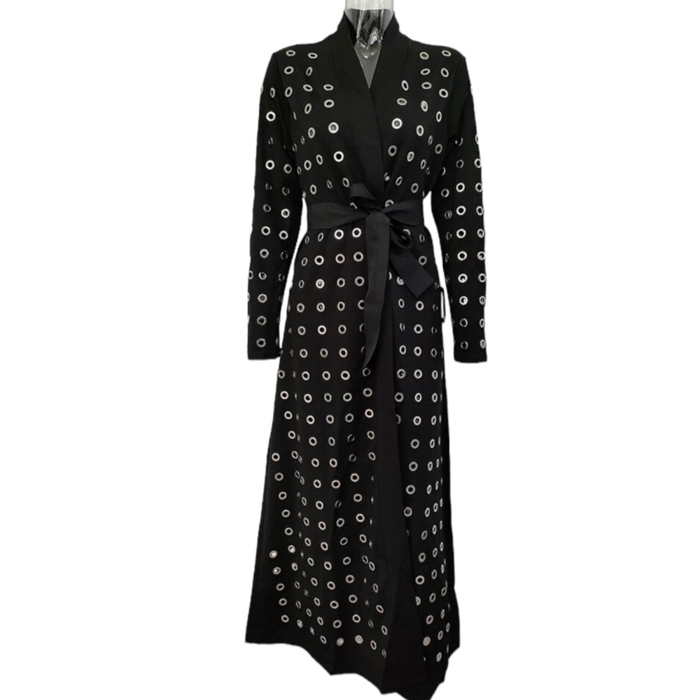 Runway Long Grommet Duster Jacket - Picture 8 of 11